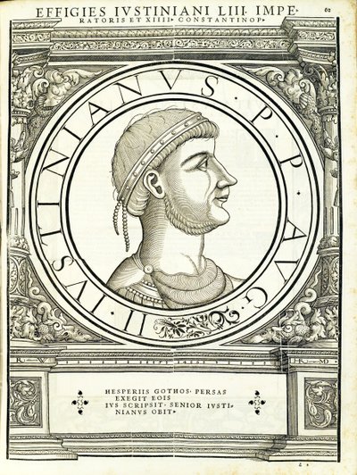 Iustinianus I, Illustration aus 